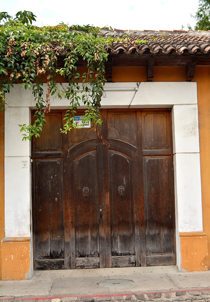 puerta, madera, puerta de madera, textura, cerrado, madera vieja, ciudad