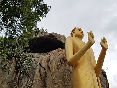 статуя на Буда, Тайланд, Кох Самуи, Азия, югоизток, големия Буда, Златната Буда
