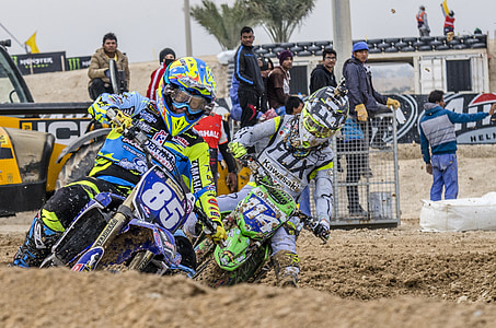 MXGP, Katar, Motocross, brud, rowery, wyścigowy, konkurencji