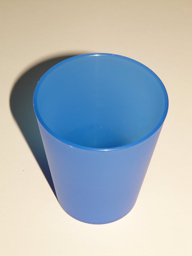 Cup, dryck, blå, ljusa, part, Fira