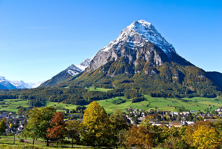 Glarus, predné glärnisch, glärnisch, Alpine, Mountain, Glarus Alpy, Summit