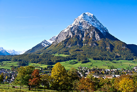 Glarus, voorzijde glärnisch, glärnisch, Alpine, berg, Glarner Alpen, Top