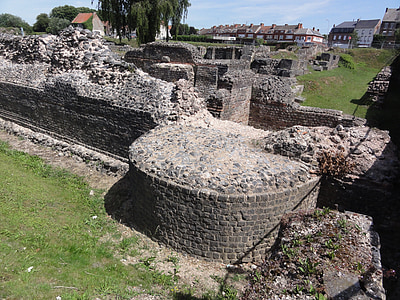 bavay, bagacum, roman, ruins, remains, building, old
