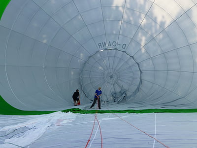 Horkovzdušný balón, bublina, horkovzdušným balonem, let balonem, Augsburg