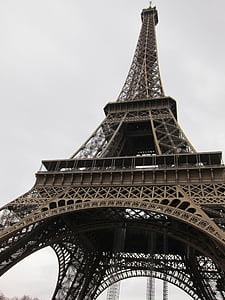 Eiffeltårnet, Paris, Frankrig, Tower, skulptur, monument, statue