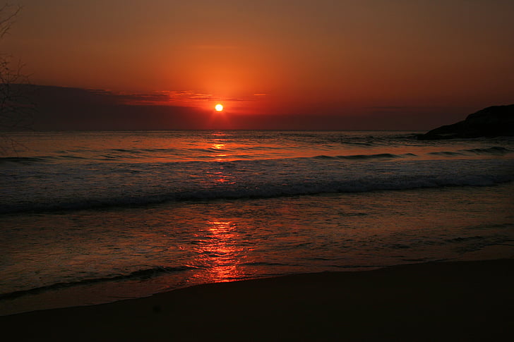 ชายหาด, eventide, โซล, พระอาทิตย์ตก, ความสวยงาม, ทะเล, ธรรมชาติ