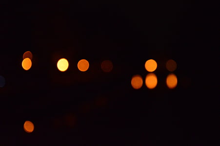 lights, out of focus, background, background pattern, aperture stain, orange, blurry