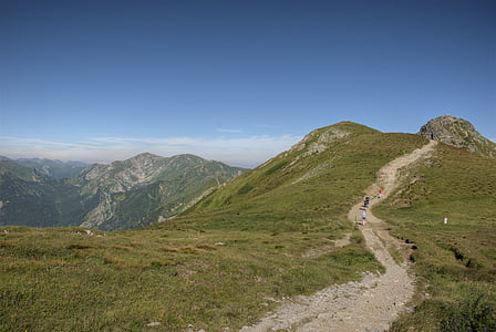 Tatrai, kraštovaizdžio, vaizdas iš viršaus, kalnai, Rodyti, Gamta, kalnų