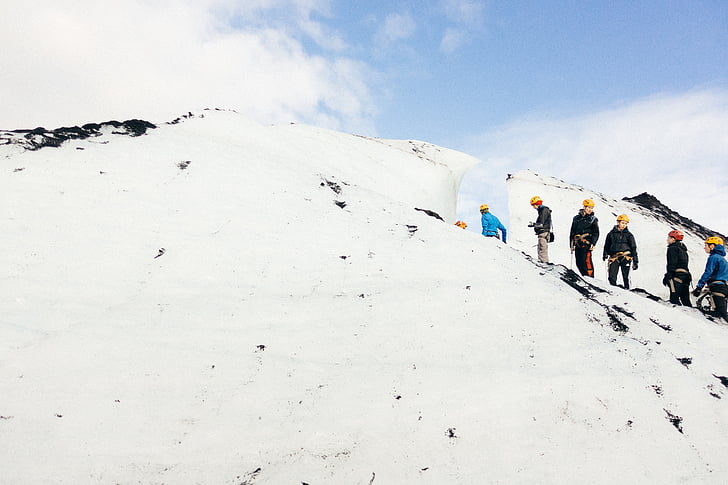 neu, l'hivern, Vall, muntanya, Senderisme, escalada, aventura
