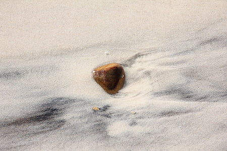 рок, камень, пляж, песок, Природа, мне?