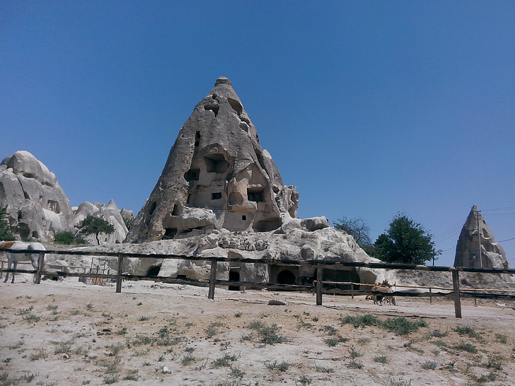 Kapadokija, Turkija, Pagrindinis puslapis, Nevsehir provincija, svetainė, UNESCO pasaulio paveldo sąrašą, gyvenamųjų patalpų