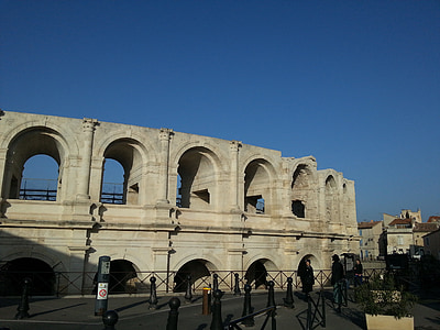 Arles, Arena, het platform, Colosseum, amfitheater, beroemde markt, Italië