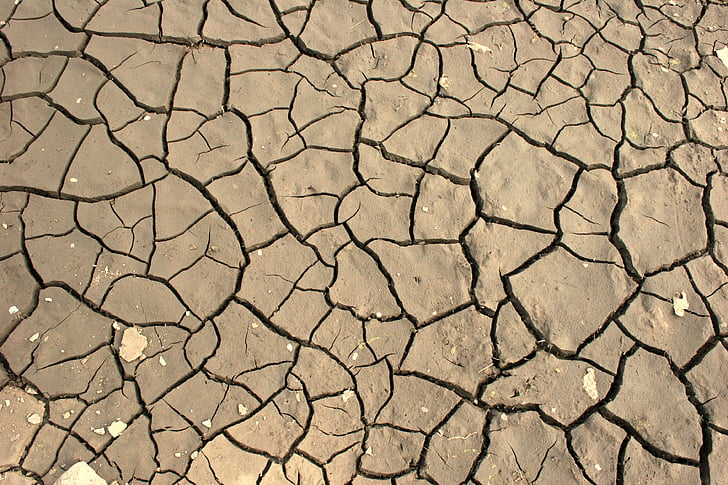 ground, cracked, dry, desert, nature, drought, land