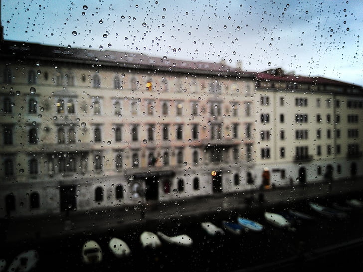 Terst, déšť, Palazzo, Historie, město, Architektura