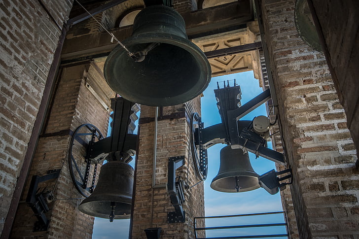 bells, bell tower, steeple, tower, historically, old town, building