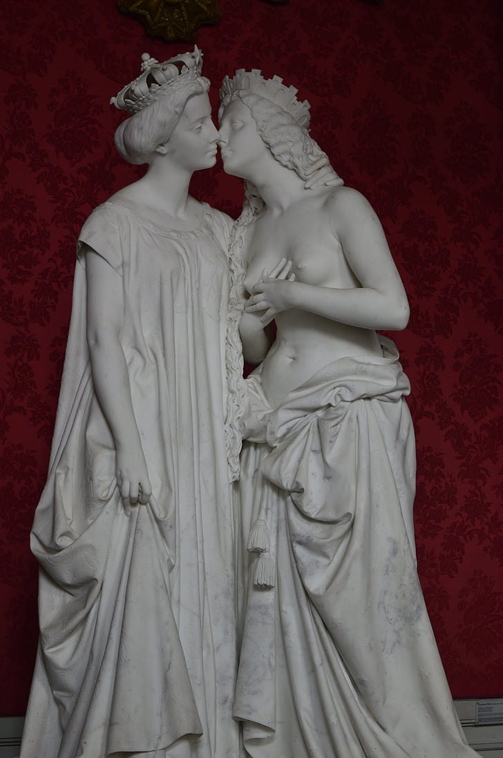 Napoleon, Museum, statue, skulptur, kvinde