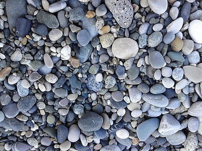 còdols, pedres, Mar, platja del, pedra llisa, còdols, natura