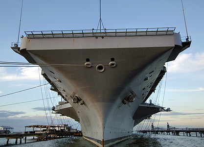 uss harry s truman, ship, aircraft carrier, navy, military, port, harbor