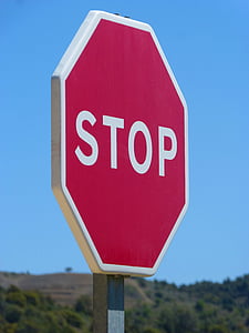 Dopravní signál, Stop, pozastavit