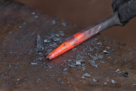 besi panas, logam, metalurgi, Smith, kerajinan tua