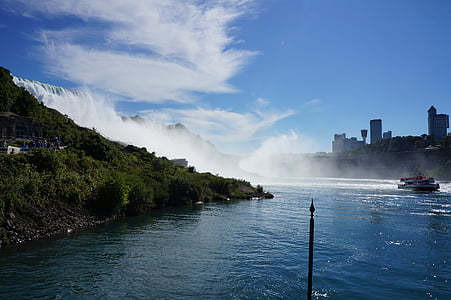 Niagarafallene, foss, vann, faller