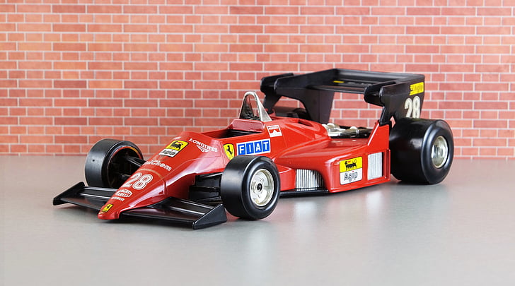 Ferrari, Formula 1, Michael schumacher, Gerhard berger, Auto, mainan, model mobil