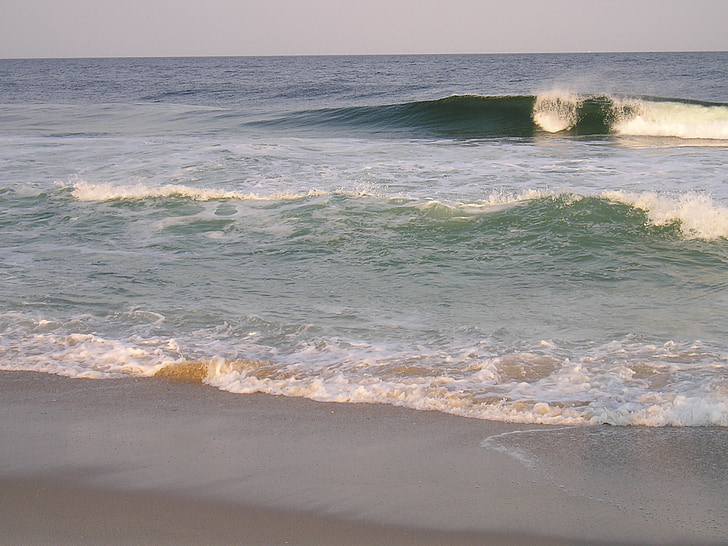 lukobrana, val, udaranje mora o obalu, val, plaža, krajolik, more