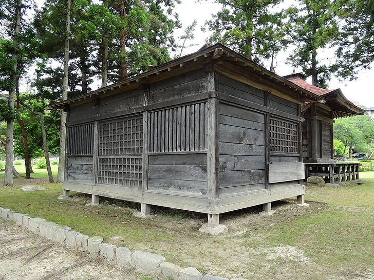 Hiraizumi, gamla, gammal arkitektur, tradition