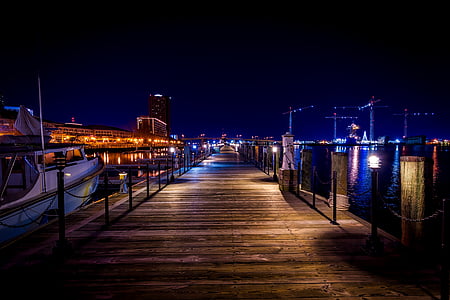 Norfolk, Virginia, Marina, Harbor, Bay, Pier, Dock