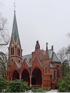 andreaskirche, Berlin, templom, épület, vallási, istentisztelet, kereszténység