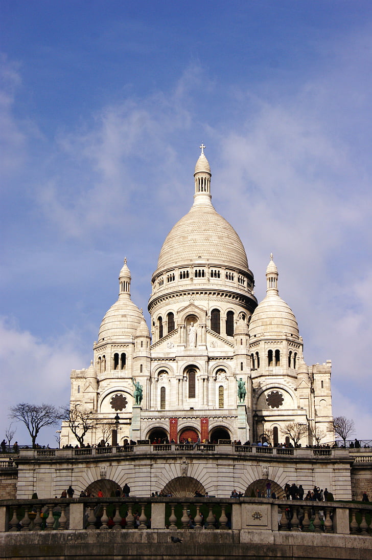 священне серце, Базиліка, Париж, Монмартр, Пам'ятник, базиліка Святого серця, Франція