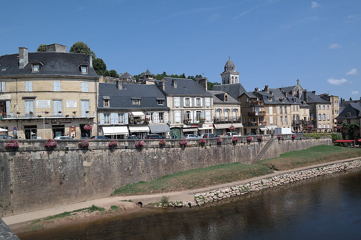 Prantsusmaa, jõgi, Street, Euroopa, Landmark, vana, hoone