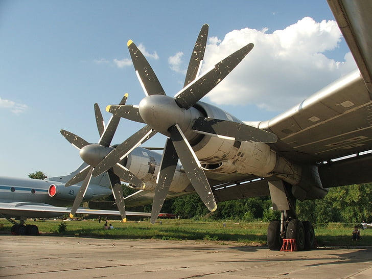 propeler, Flugzeug, Schraube, Luftfahrt, Kiew, Museum, Flugzeug