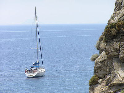 希腊小岛, 科斯, 水手, 大海沙滩, 水, 海岸, 夏季