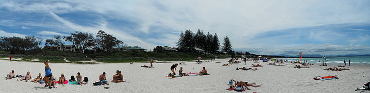 Baía de Byron, Austrália, praia, mar, oceano