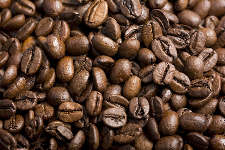 koffie, koffiebonen, bonen, aroma, bruin, drankje, Café