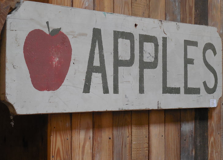 яблуко, знак, символ, ікона, дизайн, фрукти, Етикетка