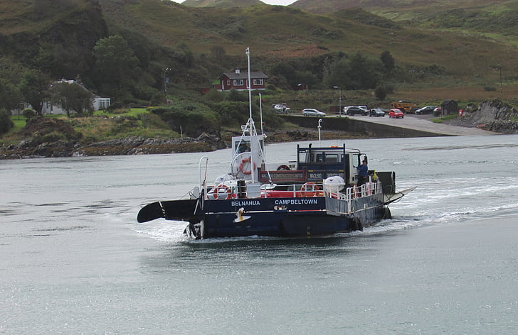 Škótsko, luing, Ferry, Island ferry, Západné pobrežie, malý trajekt, Ostrov dopravy