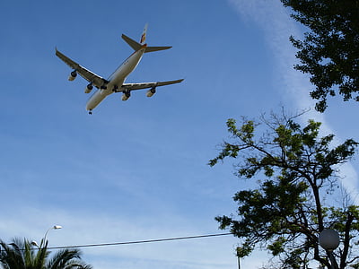 aviões, céu, avião, avião, transporte, avião comercial, veículo aéreo