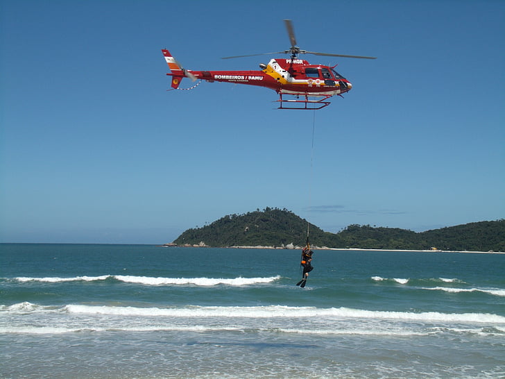 Air rescue, Rappel, Aartsengel, helikopter