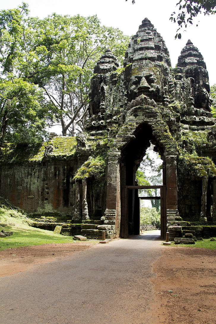 a Siem reap, Angkor wat, Angkor, Arqueologia, arquitetura, Ásia, Camboja