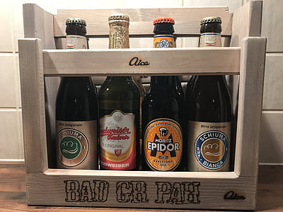 啤酒的人, 板条箱, 饮料, 啤酒, 室内, 变化, 食物和饮料