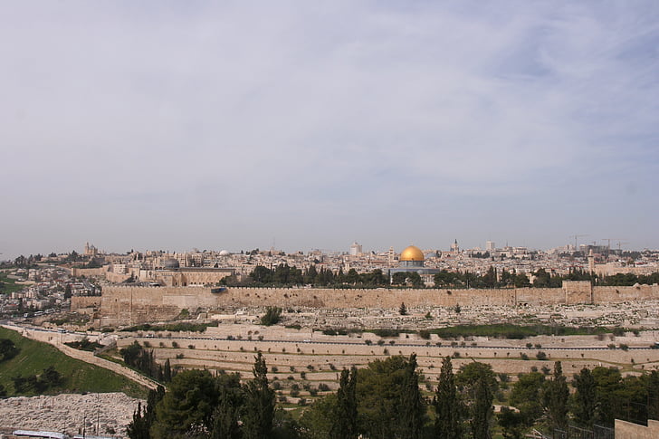 Jerusalén, Ciudad Santa, antigua, Islam, religiosa, Mezquita de, Israel