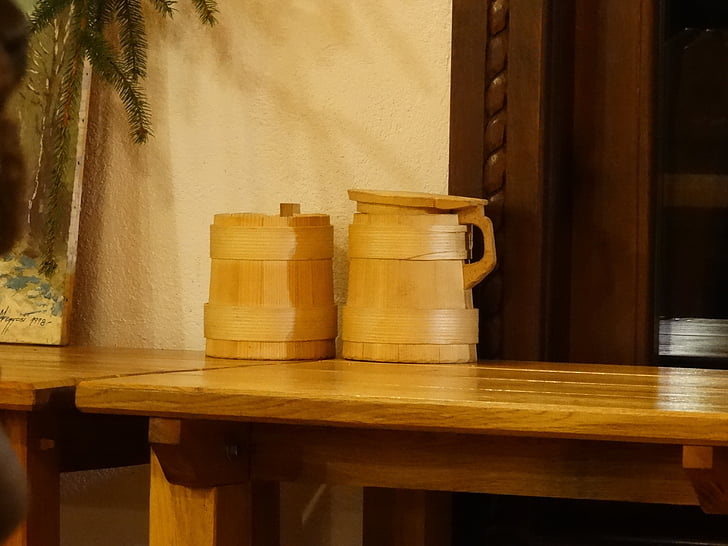 cana, wood, table
