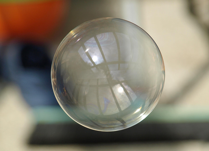 Мильна бульбашка, великий, барвистий, мильні бульбашки, Скло - матеріал, Сфера