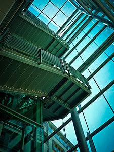 trepid, trepp, arhitektuur, järk-järgult, Düsseldorf, sisekujundus, Office
