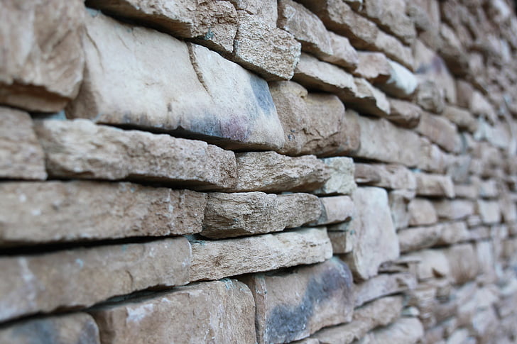 kőfal, természetes kövek, fal, Kőműves, természetes kő-fal, rögzített, kövek