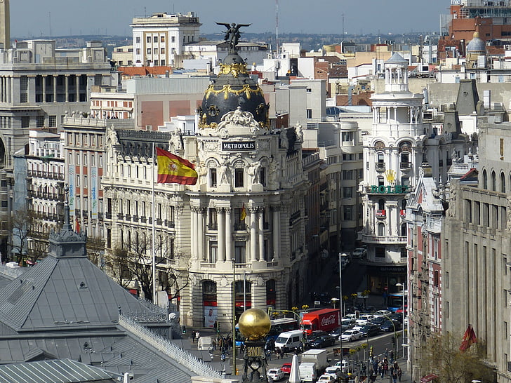 Madrid, Spanje, het platform, ruimte, Castilië, kapitaal, historisch