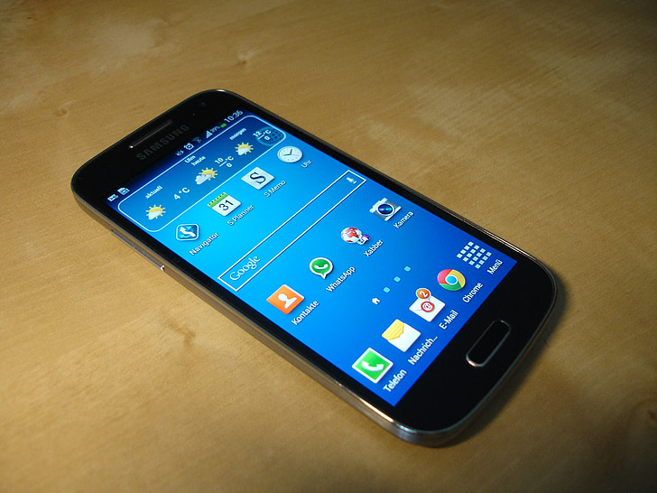smartphone, Samsung, mini de Galaxy s4, communication, téléphone mobile, Téléphone