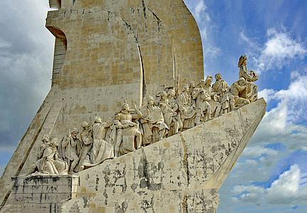 Лісабон, Португалія, padrao dos descobrimentos, Пам'ятник, відкриття, моряку, Генріх